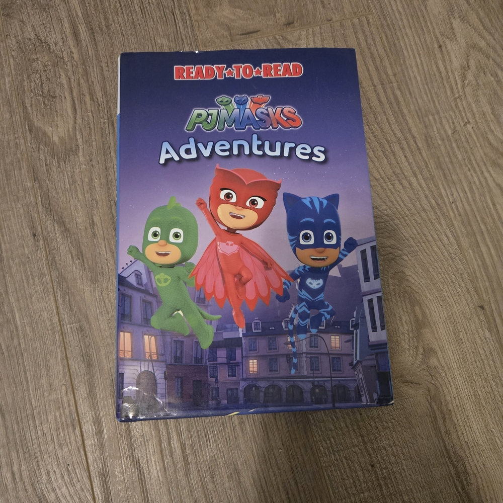 pj masks adventures ready to read 4 stories in 1 hard cover book summer reading